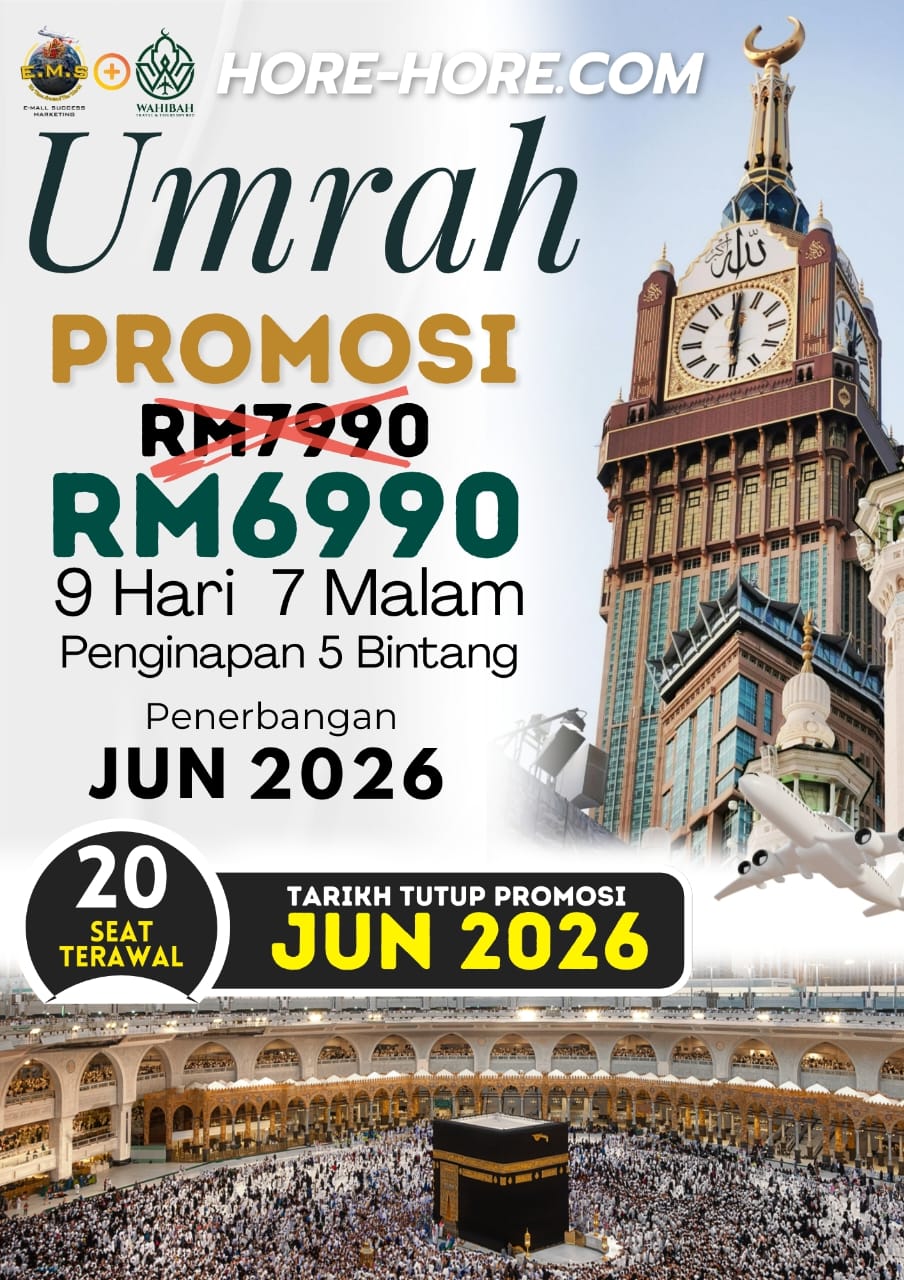 KURSUS UMRAH PERCUMA- HORE HORE